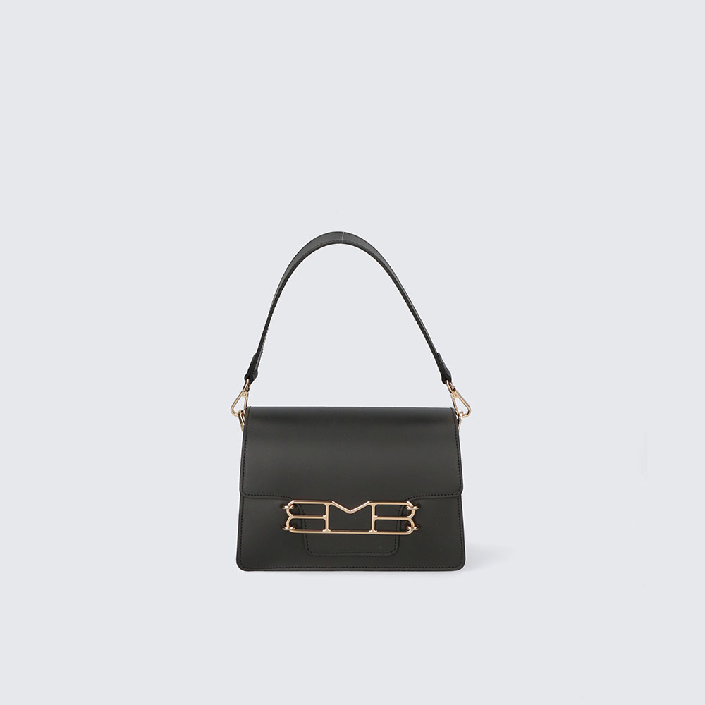 BORSA A MANO – CAROL – PELLE RUGA – MYB-FW 8008 (NERO)