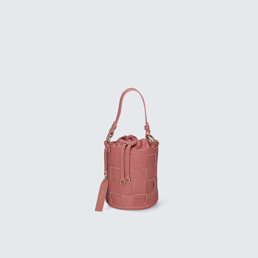 BORSA A SECCHIELLO – INGRID – PELLE SAUVAGE – MYB-FW 8011 (BLUSH)