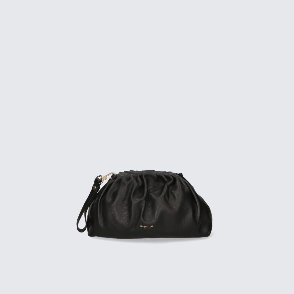 BORSA A POCHETTE – ANTONIA – PELLE NAPPA – MYB-FW 8013 (NERO)