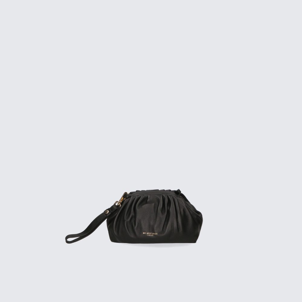 BORSA A POCHETTE – ANTONIA – PELLE NAPPA – MYB-FW 8014 (NERO)
