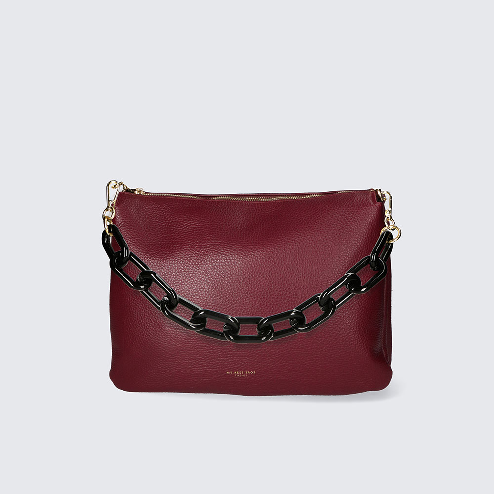 BORSA SACCA – REFLEX – PELLE RUGA – MYB-FW8019 (BORGOGNA)