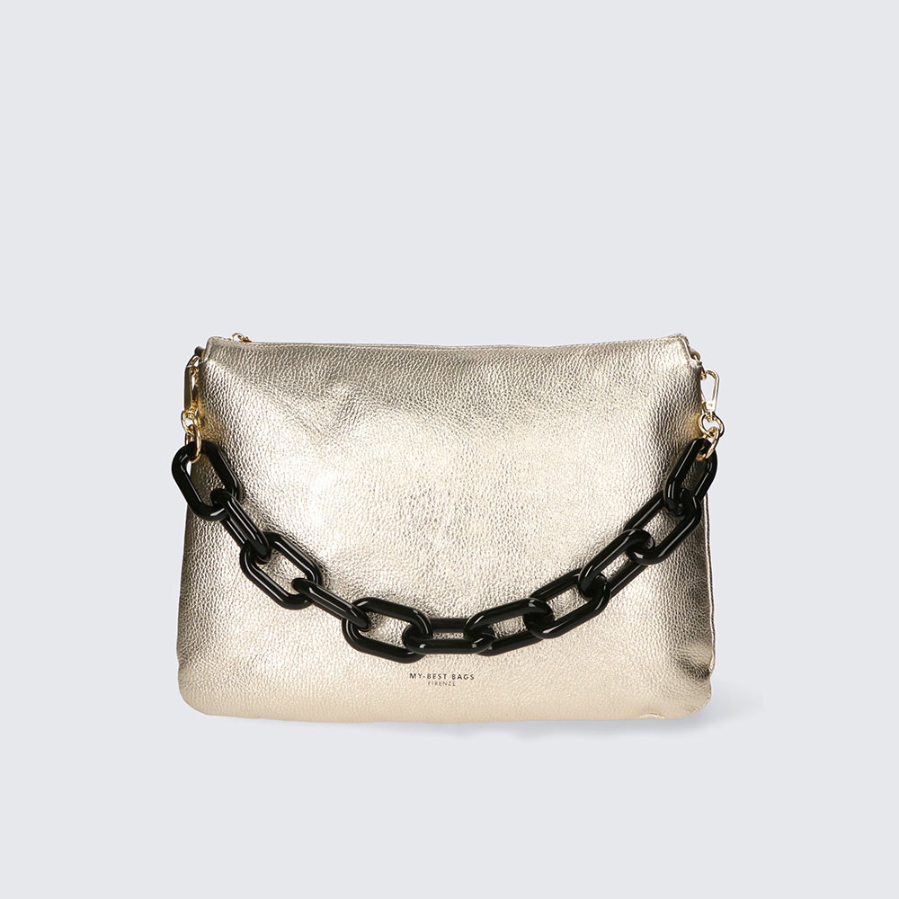 BORSA SACCA – REFLEX – PELLE RUGA – MYB-FW8019 (PLATINO)