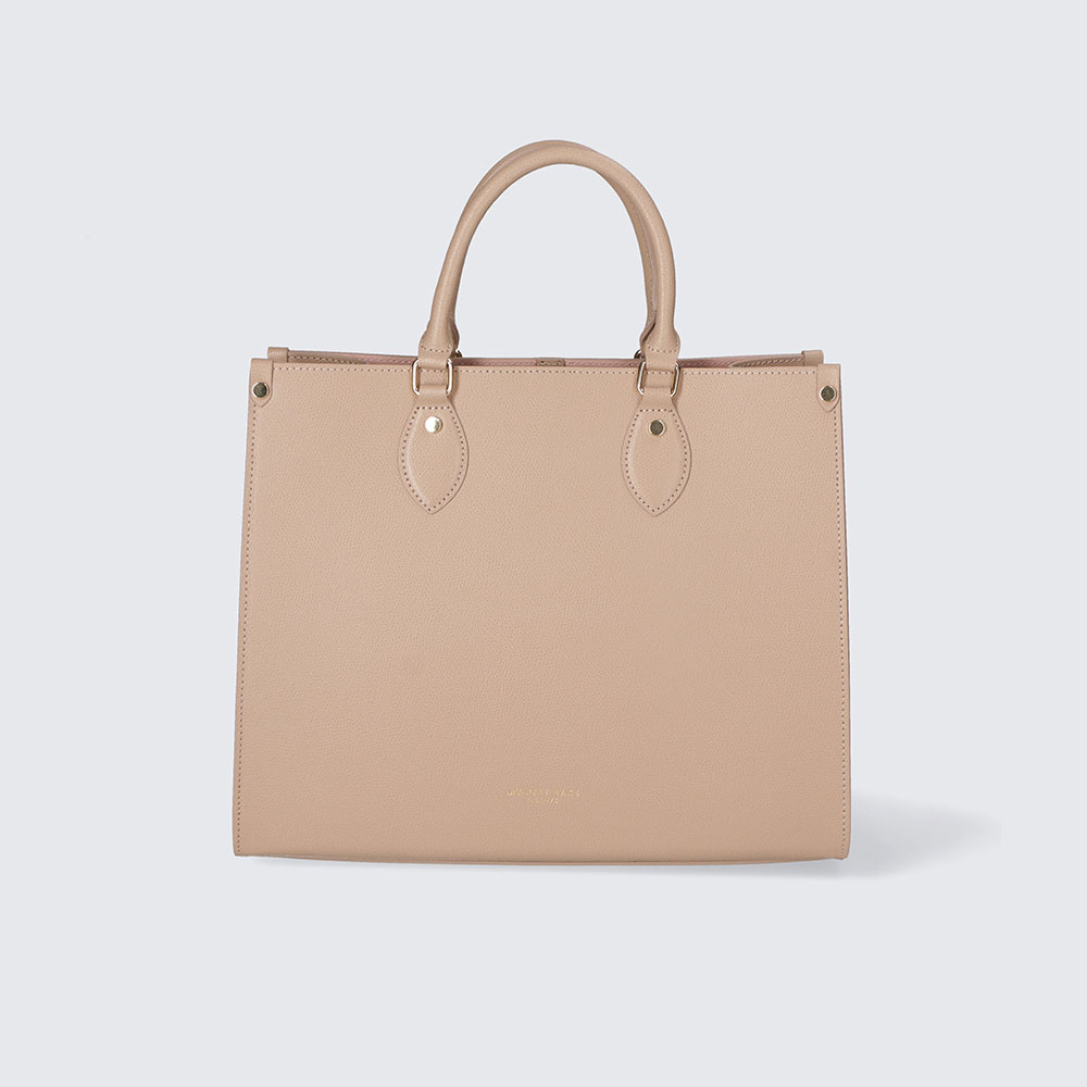 BORSA A MANO – LADY BAG – PELLE PALMELLATO – MYB-FW8028 (NUDE)