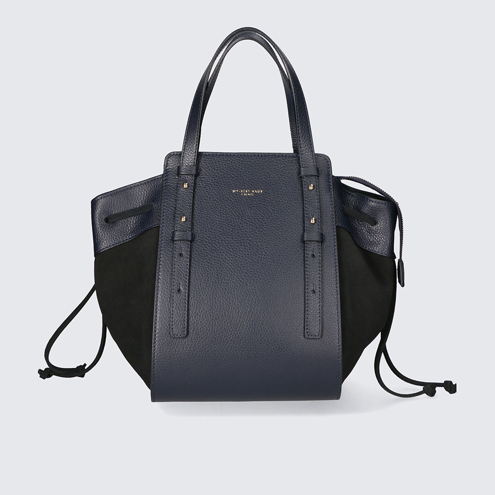 BORSA A SPALLA – HAMMOND – PELLE SUEDE – MYB-FW 8032 (NOTTE)