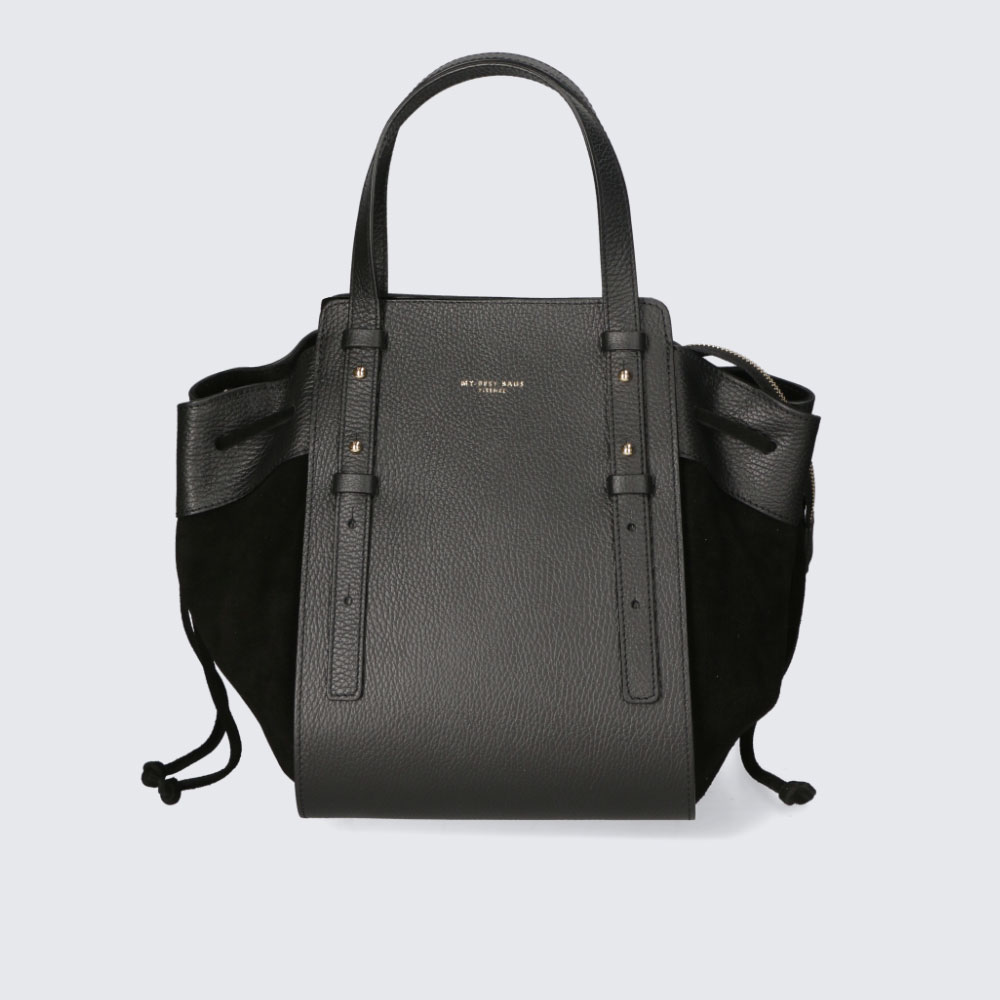 BORSA A SPALLA – HAMMOND – PELLE SUEDE – MYB-FW 8032 (NERO)