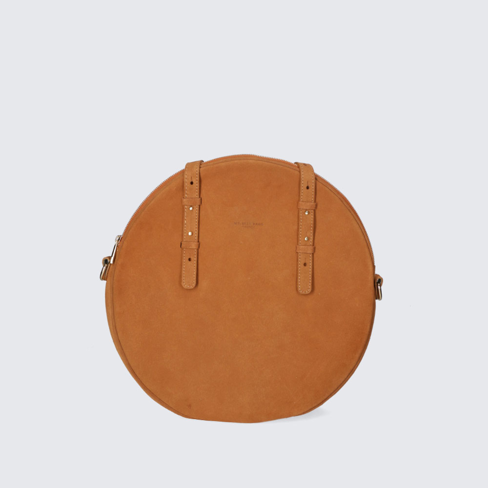 BORSA A SPALLA – HAMMOND – PELLE SUEDE – MYB-FW 8033 (TABACCO)