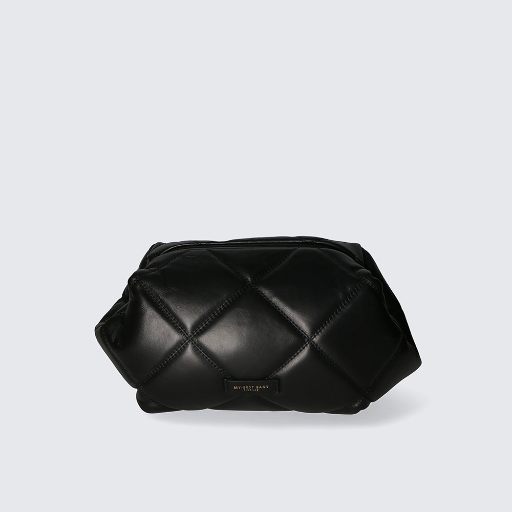 POCHETTE – CARINE – PELLE NAPPA – MYB-FW8043 (NERO)