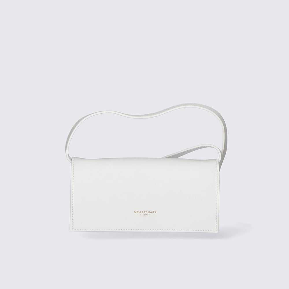 BORSA A TRACOLLA – JIL – PELLE RUGA – MYB-FW8048 (BIANCO)