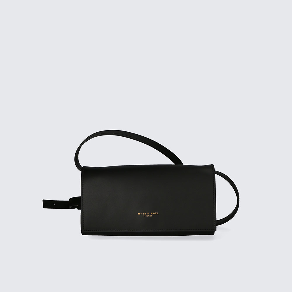 BORSA A TTRACOLLA – JIL – PELLE RUGA – MYB-FW8048 (NERO)